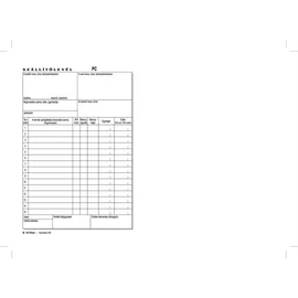 Nyomtatvány, szállítólevél, 50x3, A5, VICTORIA "B.10-70", 10 tömb/csomag