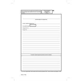 Nyomtatvány, vásárlók könyve, 25x2, A4, VICTORIA "B.11-1", 10 tömb/csomag