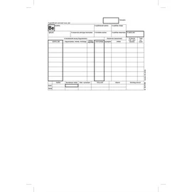 Nyomtatvány, készletbevételezési bizonylat, 25x4, A5, VICTORIA "B.12-111", 10 tömb/csomag