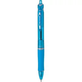 Golyóstoll, 0,25 mm, nyomógombos, PILOT "Acroball", világoskék