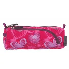 Tolltartó, cipzáras, PULSE "Mini Wheels Heart", rózsaszín