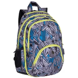 Hátizsák, 2in1, notebook tartóval és audió csatlakozóval, PULSE "Teens Gray Ice", szürke