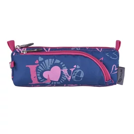 Tolltartó, cipzáras, PULSE "Blue Love", kék-rózsaszín