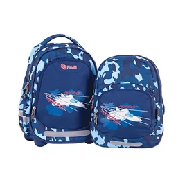 Hátizsák, anatómiai, 2in1, PULSE "Kids Jet", kék