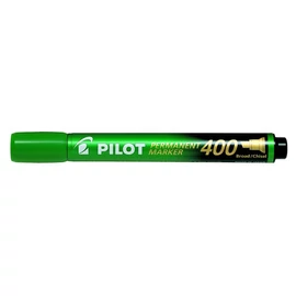 Alkoholos marker, 1,5-4 mm, vágott, PILOT "Permanent Marker 400", zöld