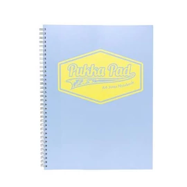 Spirálfüzet, A4, vonalas, 100 lap, PUKKA PAD "Pastel Jotta Pad", vegyes szín