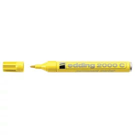 Alkoholos marker, 1,5-3 mm, kúpos, EDDING "2000", sárga