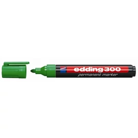 Alkoholos marker, 1,5-3 mm, kúpos, EDDING "300", zöld