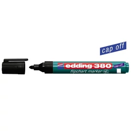 Flipchart marker, 1,5-3 mm, kúpos, EDDING "380", fekete