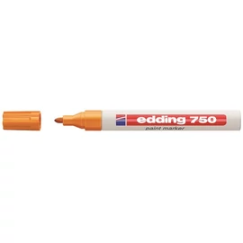 Lakkmarker, 2-4 mm, EDDING "750", narancssárga
