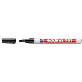 Lakkmarker, 1-2 mm, EDDING "751", fekete