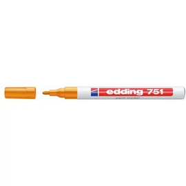 Lakkmarker, 1-2 mm, EDDING "751", narancssárga