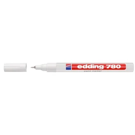 Lakkmarker, 0,8 mm, EDDING "780", fehér