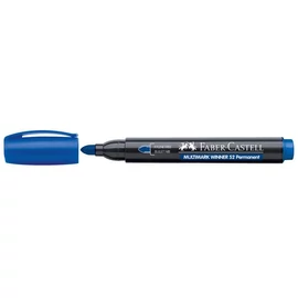 Alkoholos marker, 2,8 mm, kúpos,  FABER-CASTELL "Multimark Winner 52", kék