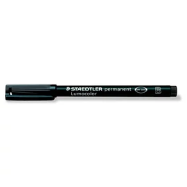 Alkoholos marker, OHP, 1-2,5 mm, STAEDTLER "Lumocolor 314 B", fekete