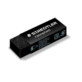 Radír, STAEDTLER "Rasoplast 526 B20", fekete