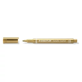 Dekormarker, 1-2 mm, kúpos, STAEDTLER, arany