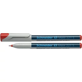 Alkoholmentes marker, OHP, 0,4 mm, SCHNEIDER "Maxx 221 S", piros
