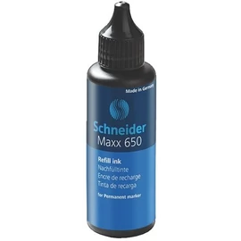 Utántöltő palack „230”, „233”, és „280” típusú alkoholos markerhez, 50 ml, SCHNEIDER "650", kék