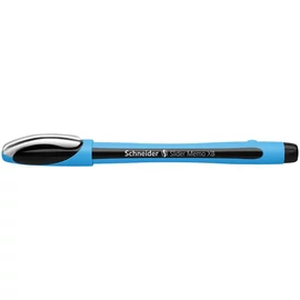 Golyóstoll, 0,7 mm, kupakos, SCHNEIDER "Slider Memo", fekete