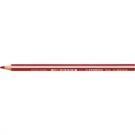 Színes ceruza, háromszögletű, vastag, STABILO "Trio", meggyvörös