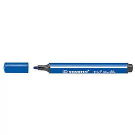 Filctoll, 1,5-2 mm, rugós hegy, STABILO "Trio Scribbi", kék