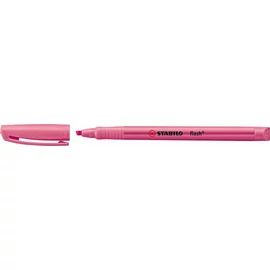 Szövegkiemelő, 1-3,5 mm, STABILO "Flash", rózsaszín