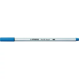Ecsetirón, STABILO "Pen 68 brush", kék