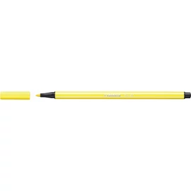 Rostirón, 1 mm, STABILO "Pen 68", neon sárga