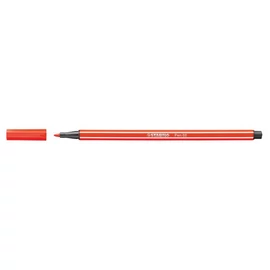 Rostirón, 1 mm, STABILO "Pen 68", világos piros