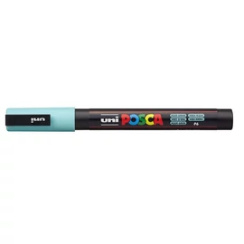 Dekormarker, 0,9-1,3 mm, UNI "Posca PC-3M", tengerzöld