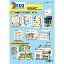 Tanulói munkalap csomag , 7 munkalap, 1 alátét,  STIEFEL " IV. osztály "