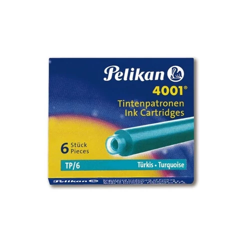 Tintapatron/6 db türkiz