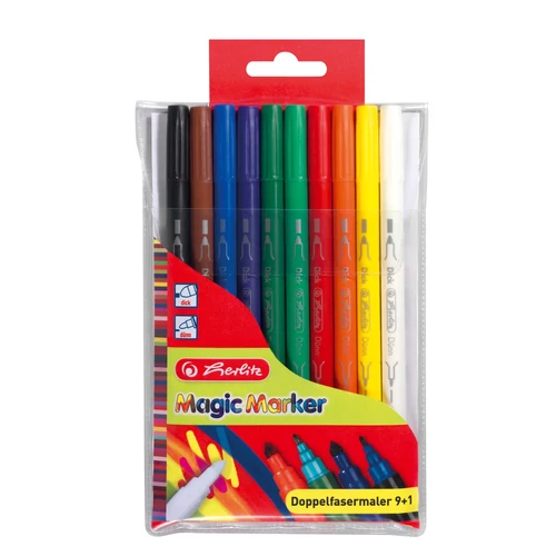 Filctoll Dupla Magic 9 szín +1 javítófilc