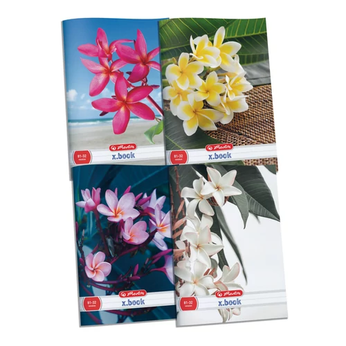 Füzet A4/81-32 vonalas Flower