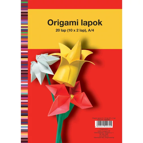 Origami lapok A4, 20 ív