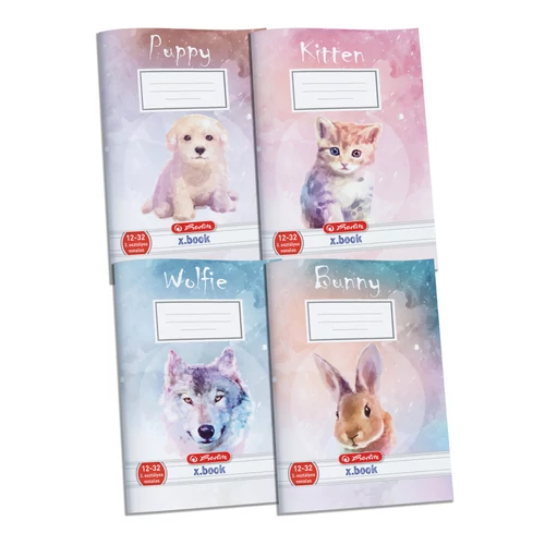 Füzet A5/12-32 3. osztályos vonalas Animals