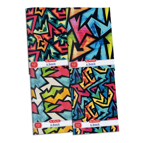Füzet A4/81-32 vonalas Neon Art
