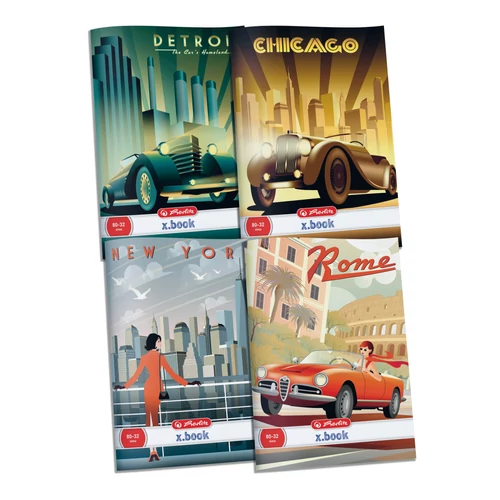 Füzet A4/80-32 sima Retro