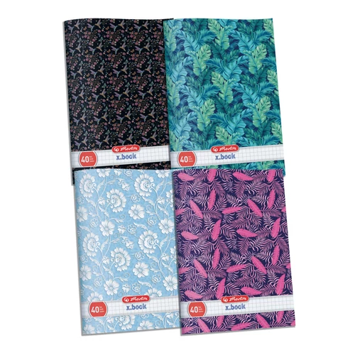 Füzet A5/40 hibridlakkos kockás Girl