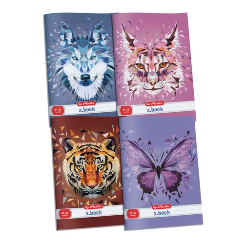 Füzet A4/81-32 vonalas Wild Animals