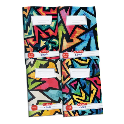 Füzet A5/21-32 vonalas Neon Art