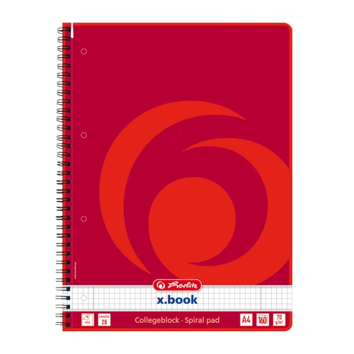 Spirálfüzet A4/160 lap kockás