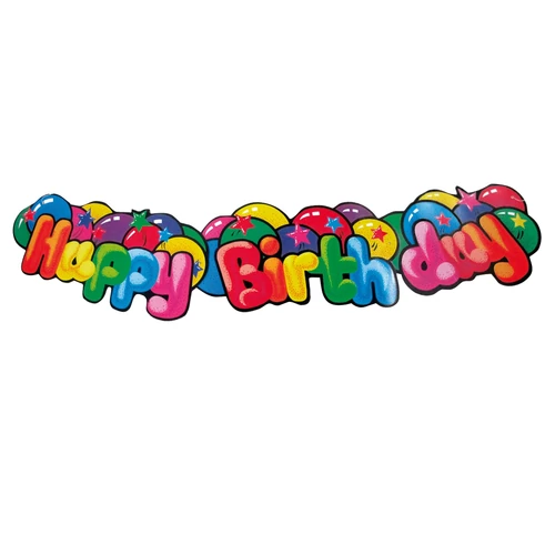 Üdvözlőfelirat 130 cm Happy Birthday