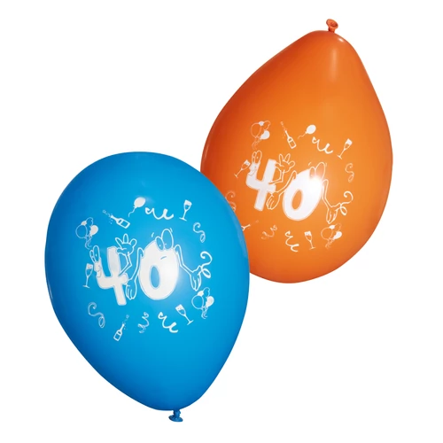 Léggömb/6 db szülinap 40