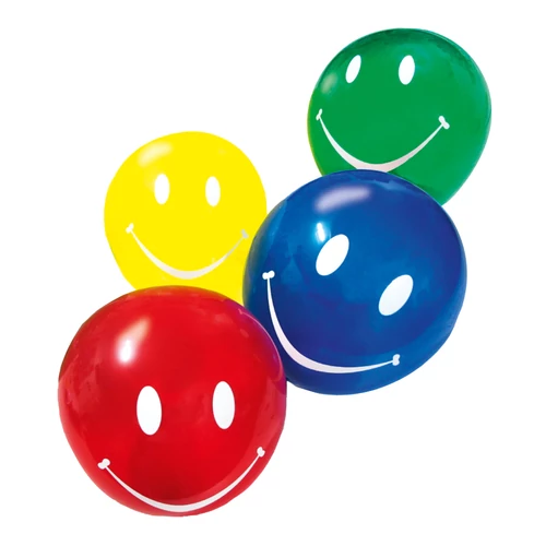 Léggömb/10 db Smile többszínű
