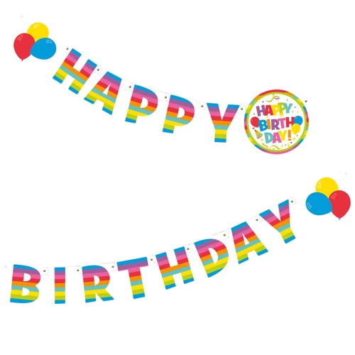 Üdvözlő felirat 2m Happy Birthday