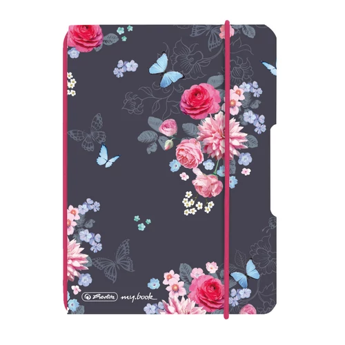 my.book flex A6 40 lapos füzet kockás Ladylike Flower