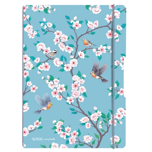 my.book flex A4 40 kock.+ 40 von. lap Ladylike Blue