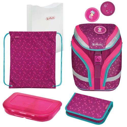 Iskolatáska SoftFlex Plus Unicorn Stars